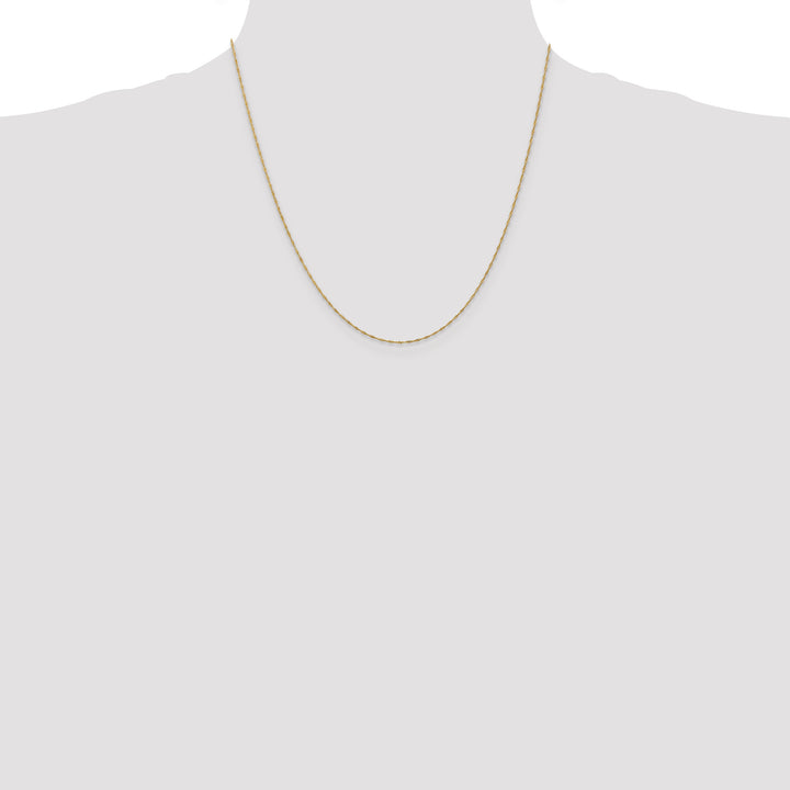 14k 1mm Singapore Chain