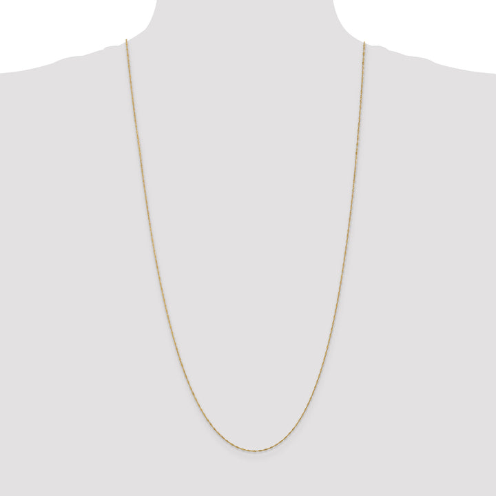 14k 1mm Singapore Chain