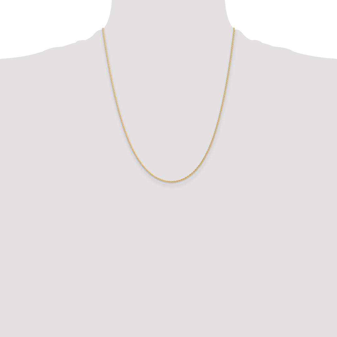 14k 1.1mm Baby Rope Chain