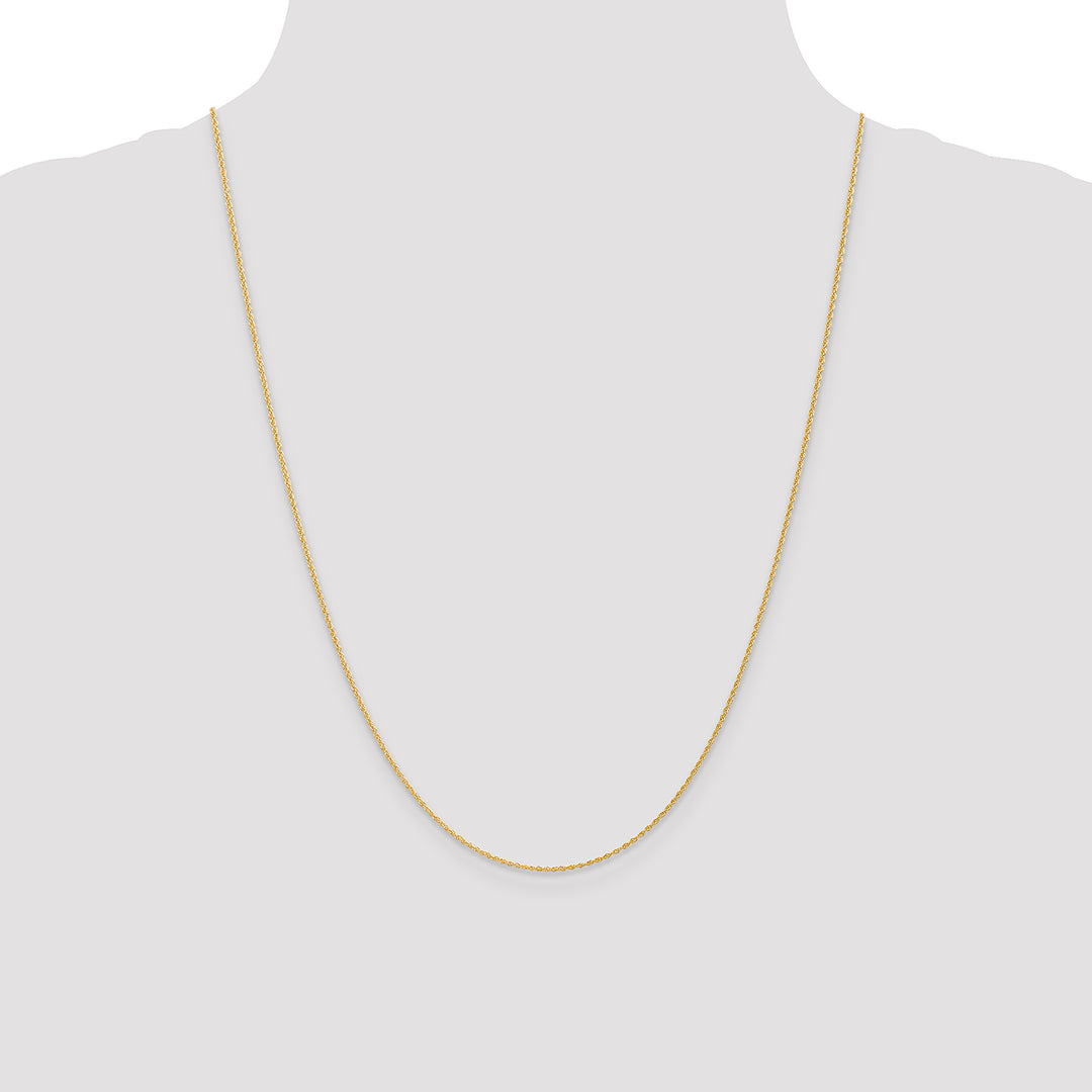 14k 1.1mm Baby Rope Chain