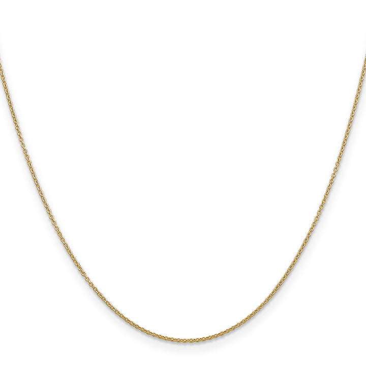 14k .9mm Cable with Spring Ring Clasp Chain