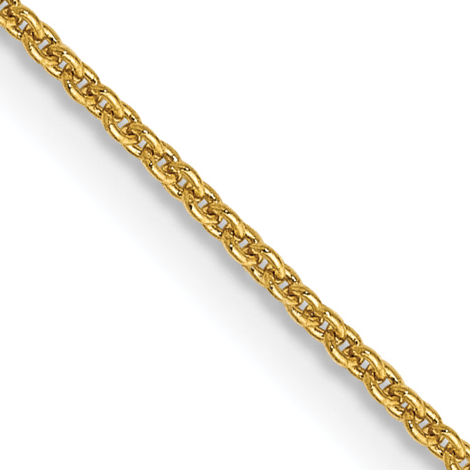 14k .9mm Cable with Lobster Clasp Chain