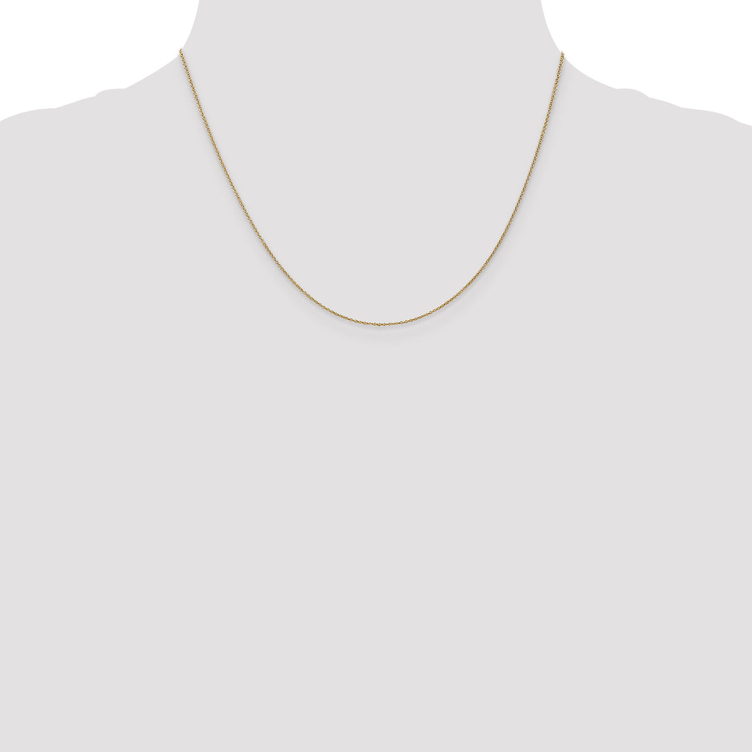 14k .9mm Cable with Lobster Clasp Chain