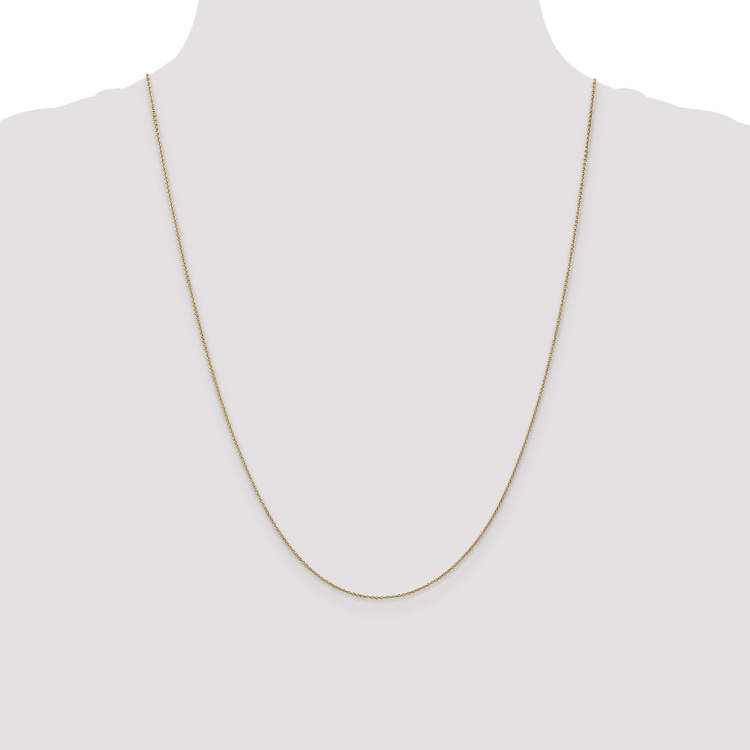 14k .9mm Cable with Lobster Clasp Chain