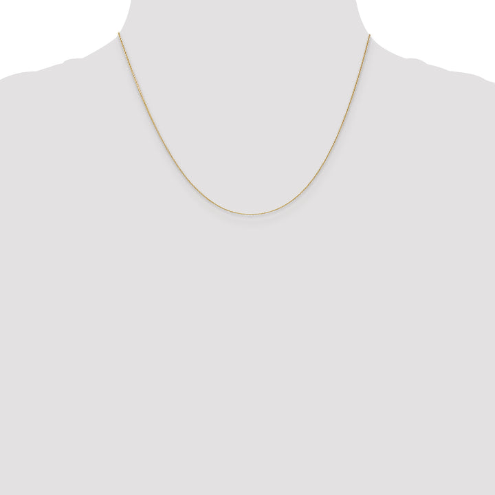 14k .65mm D/C Round Open Link Cable Chain