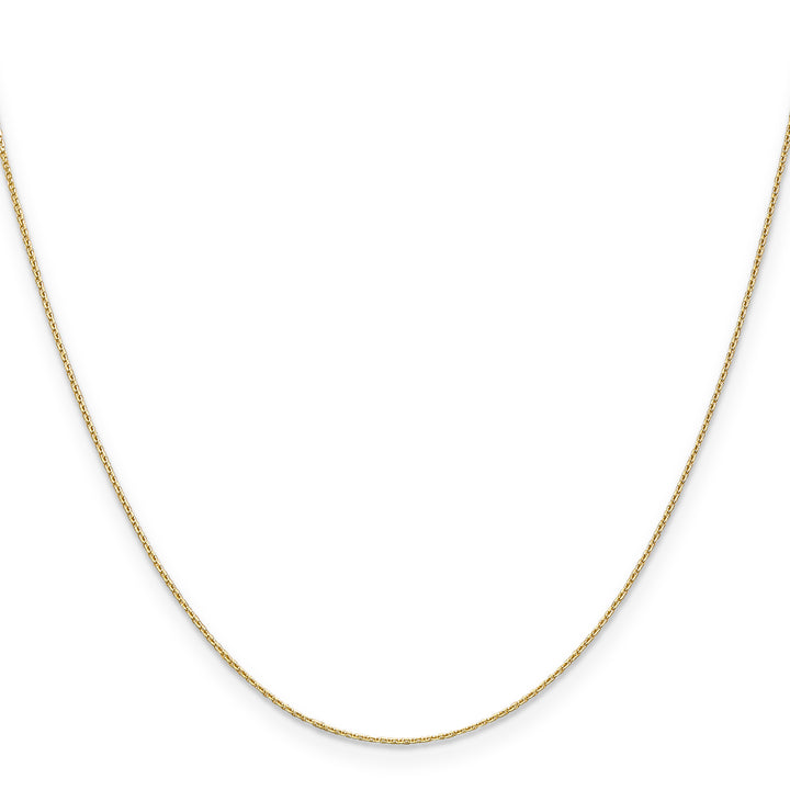 14k .65mm D/C Round Open Link Cable Chain