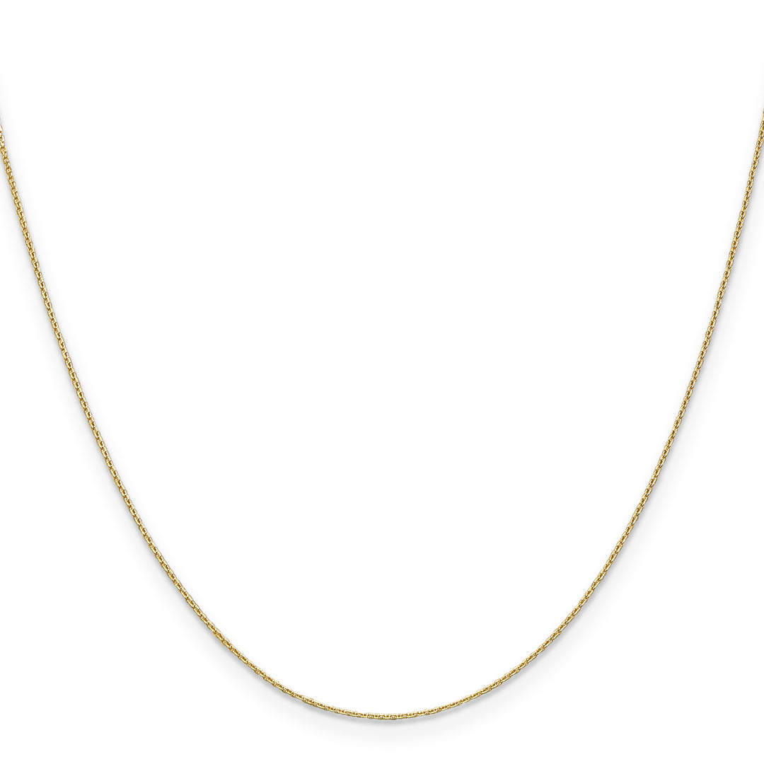 14k .65mm D/C Round Open Link Cable Chain