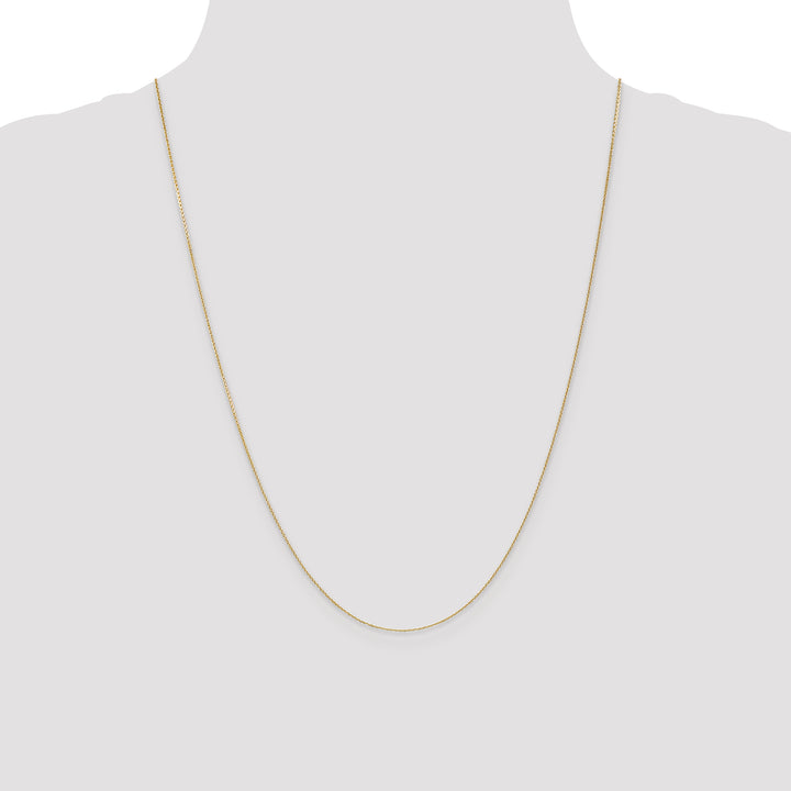 14k .65mm D/C Round Open Link Cable Chain