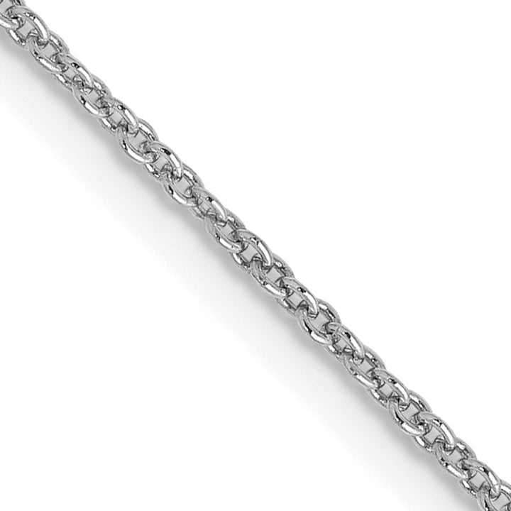 14k White Gold 1.2mm Cable Chain