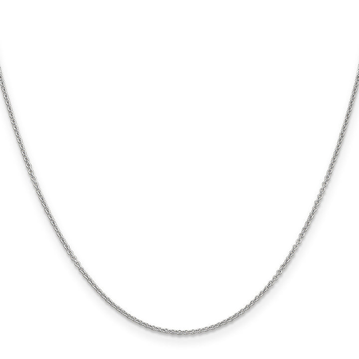 14k White Gold 1.2mm Cable Chain