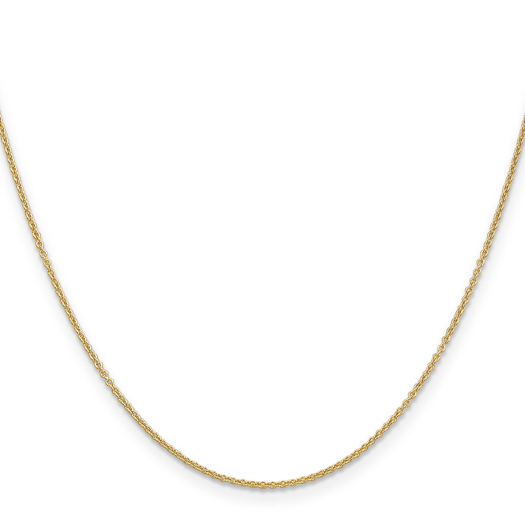 14k 1.2mm Cable Chain