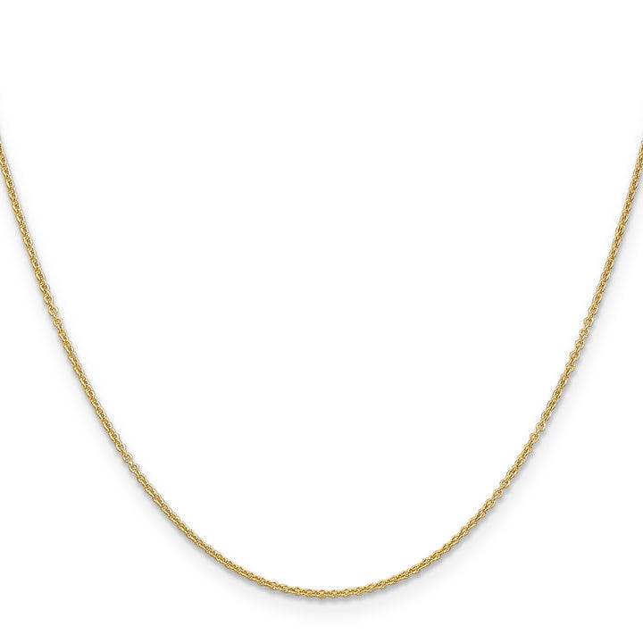 14k 1.2mm Cable Chain