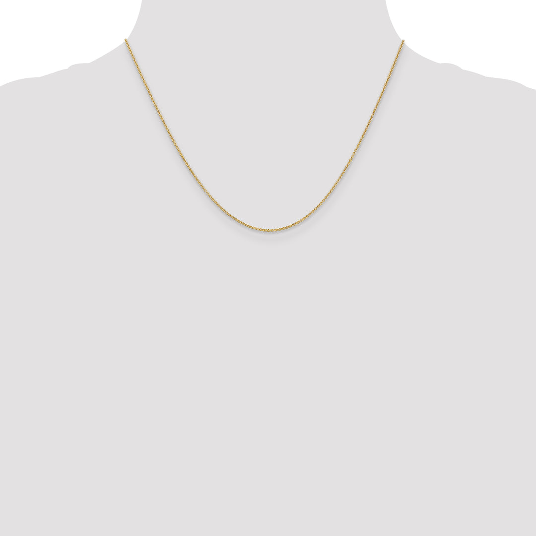 14k 1.2mm Cable Chain