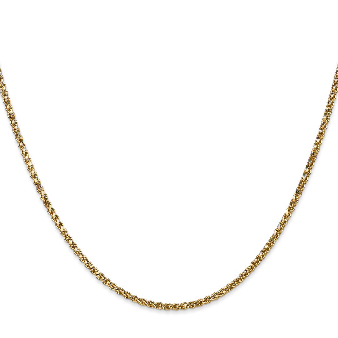 14k 1.05mm Spiga with Spring Ring Clasp Chain