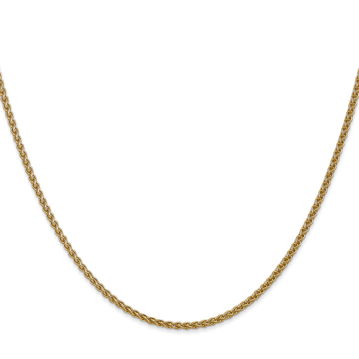 14k 1.05mm Spiga with Spring Ring Clasp Chain