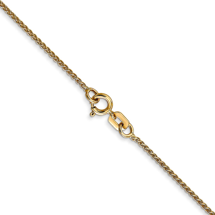 14k 1.05mm Spiga with Spring Ring Clasp Chain