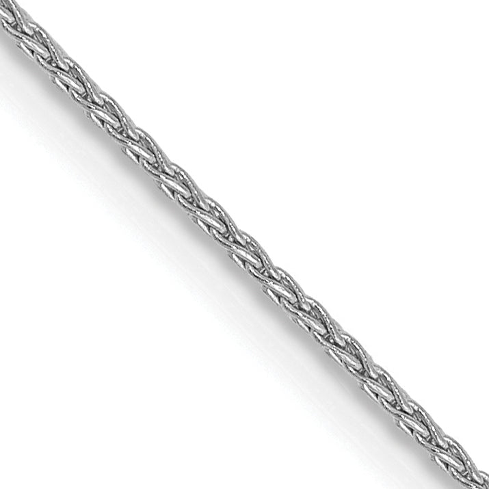 14k White Gold 1mm Parisian Wheat Chain