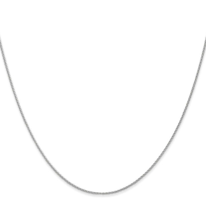 14k White Gold 1mm Parisian Wheat Chain