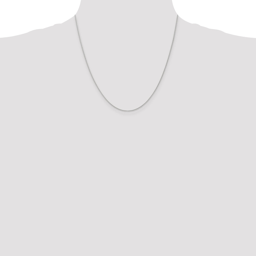 14k White Gold 1mm Parisian Wheat Chain