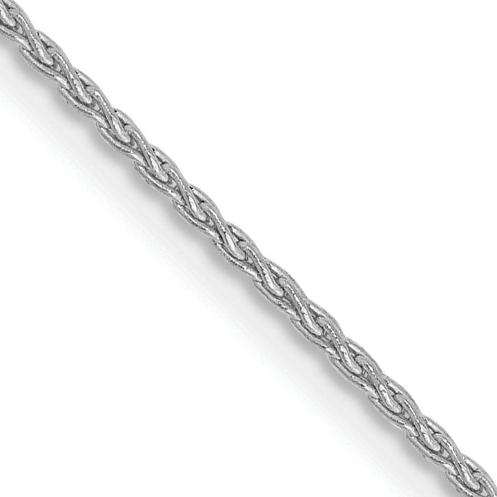 14k White Gold 1.2mm Parisian Wheat Chain