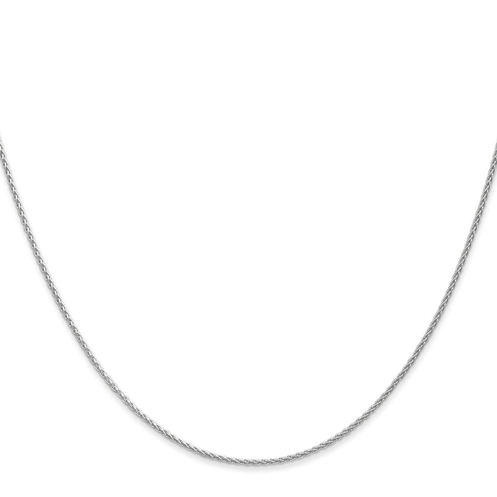 14k White Gold 1.2mm Parisian Wheat Chain