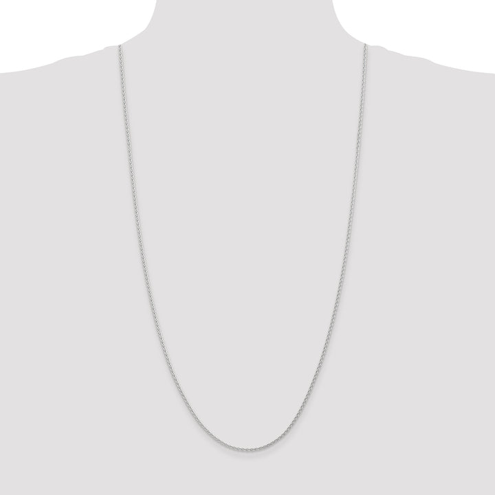 14k White Gold 1.75mm Parisian Wheat Chain
