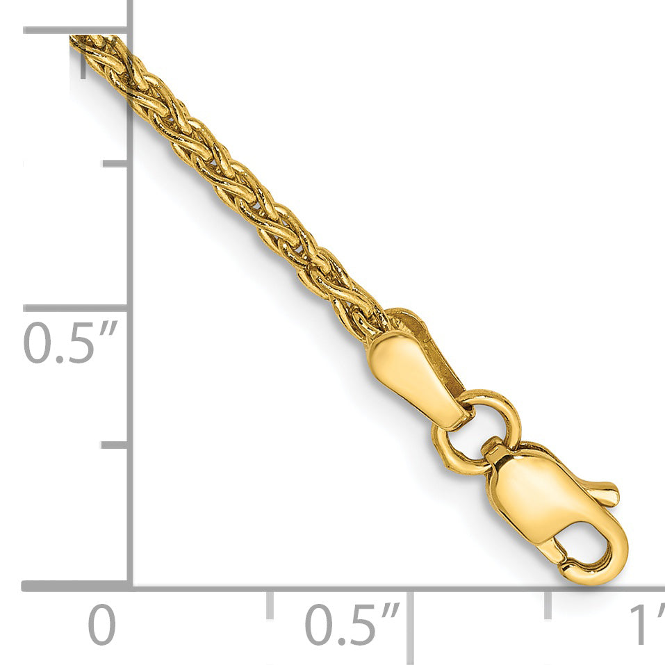 14k 1.75mm Parisian Wheat Chain