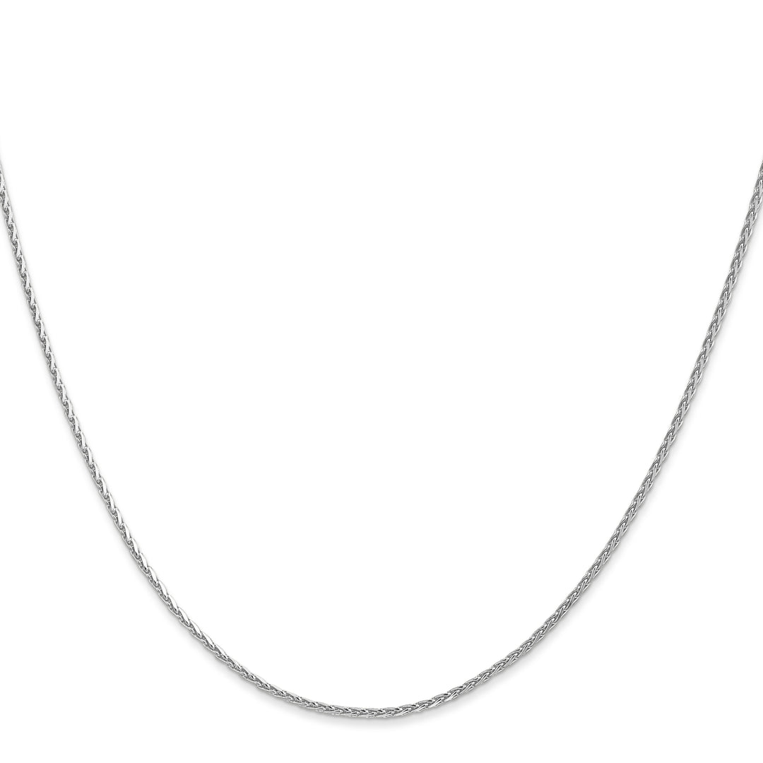 14k White Gold 1.4mm D/C Parisian Wheat Chain