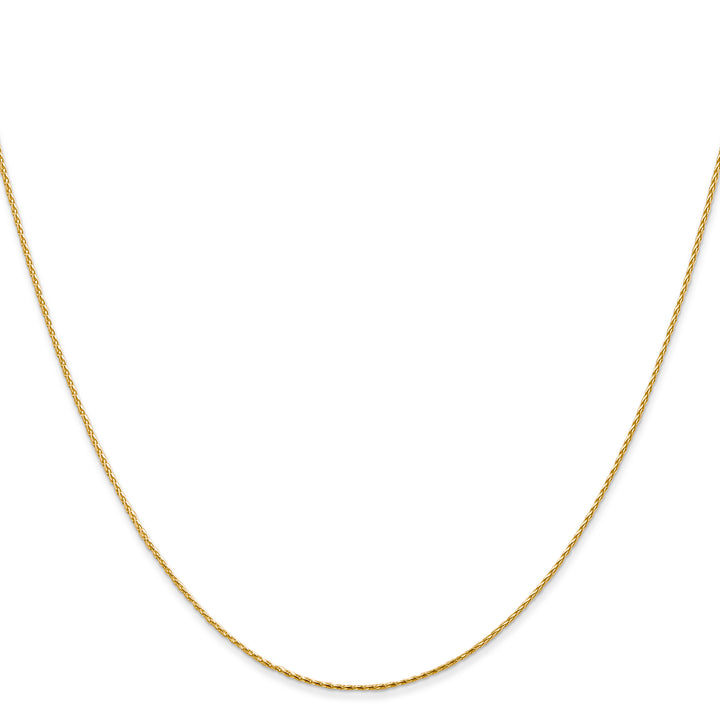 14k .8mm D/C Parisian Wheat Chain
