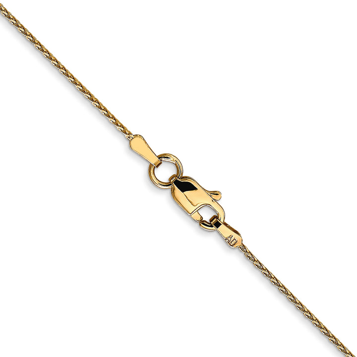 14k .8mm D/C Parisian Wheat Chain