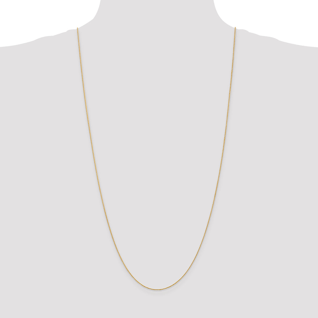 14k .8mm D/C Parisian Wheat Chain