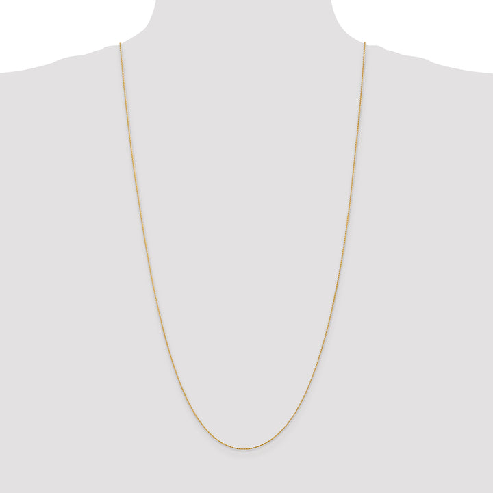 14k .8mm D/C Parisian Wheat Chain