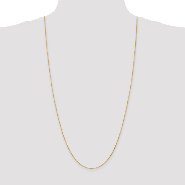 14K 1mm D/C Parisian Wheat Chain