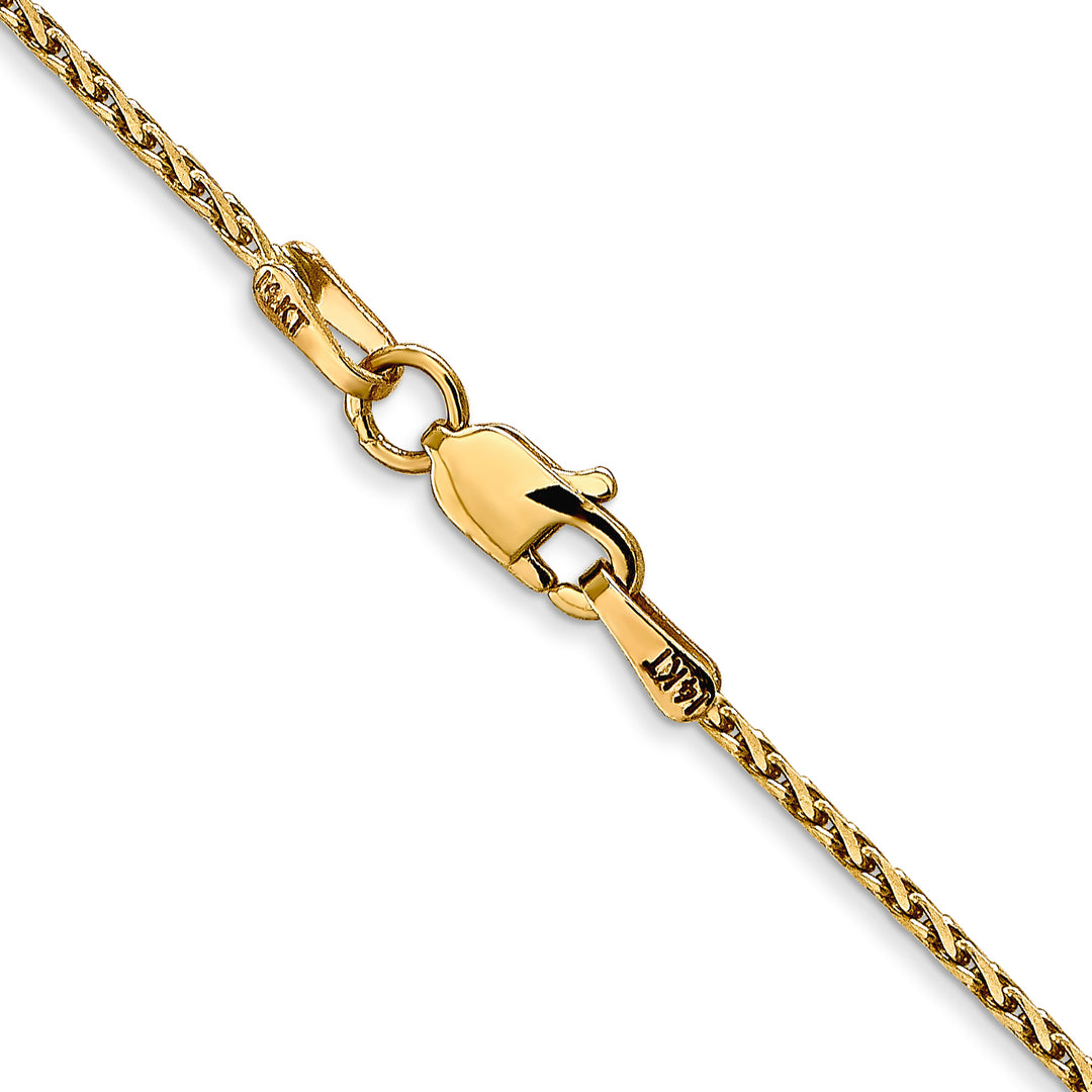 14K 1.4mm D/C Parisian Wheat Chain