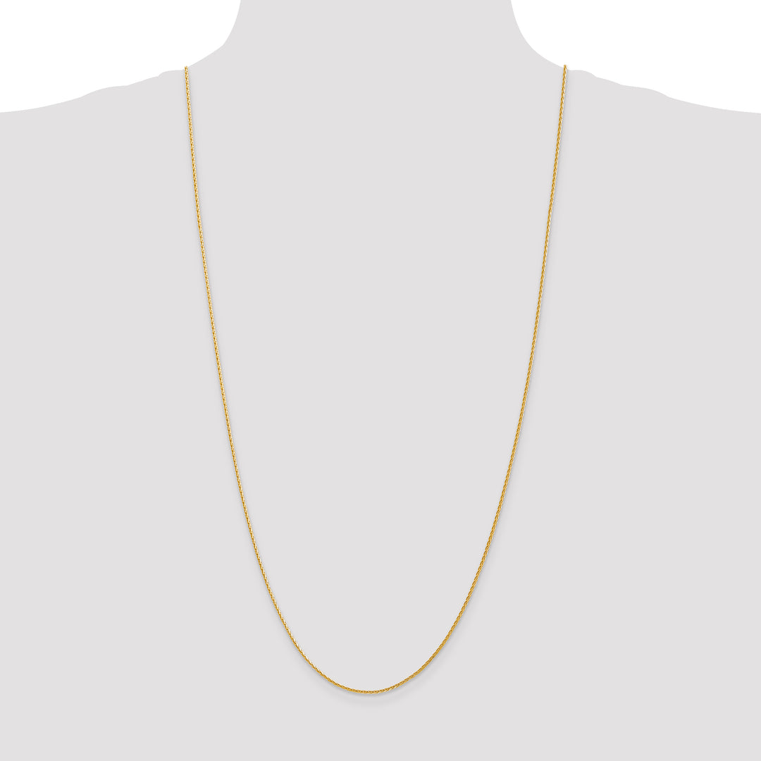 14K 1.4mm D/C Parisian Wheat Chain