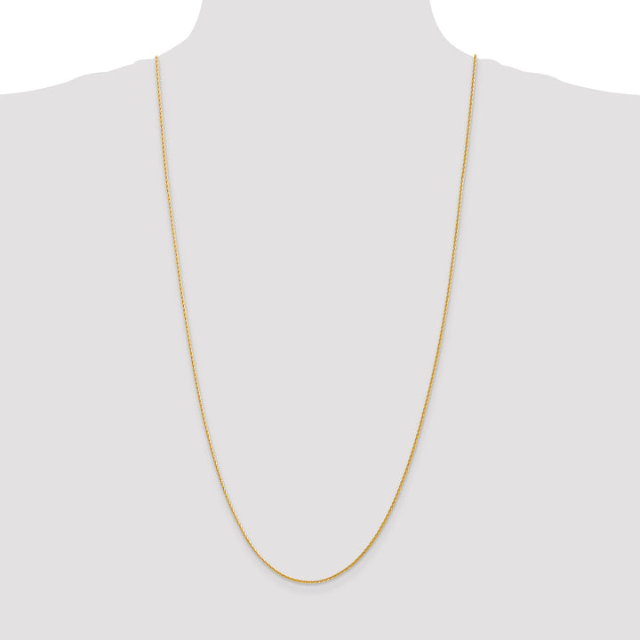 14K 1.4mm D/C Parisian Wheat Chain