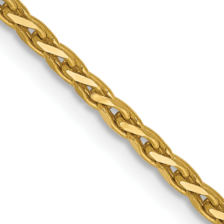14K 1.6mm D/C Parisian Wheat Chain