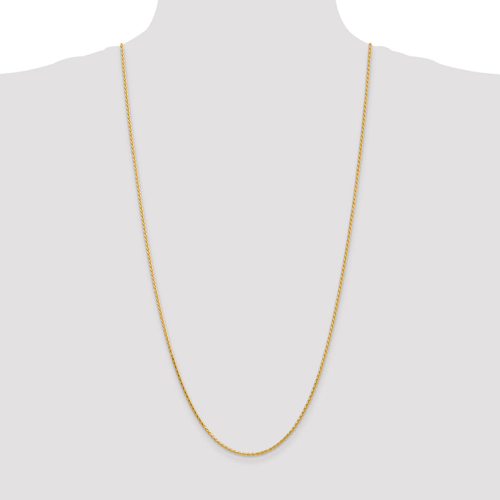14K 1.6mm D/C Parisian Wheat Chain