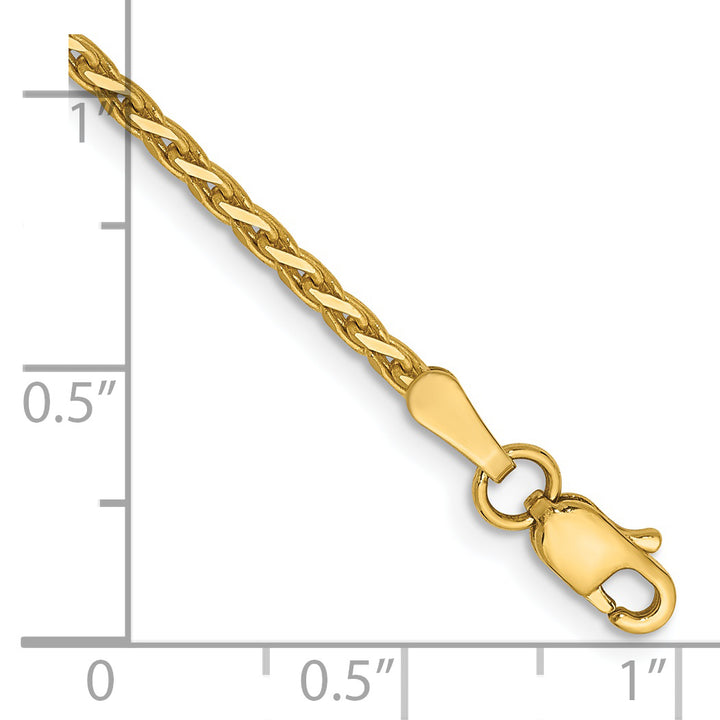 14K 1.6mm D/C Parisian Wheat Chain