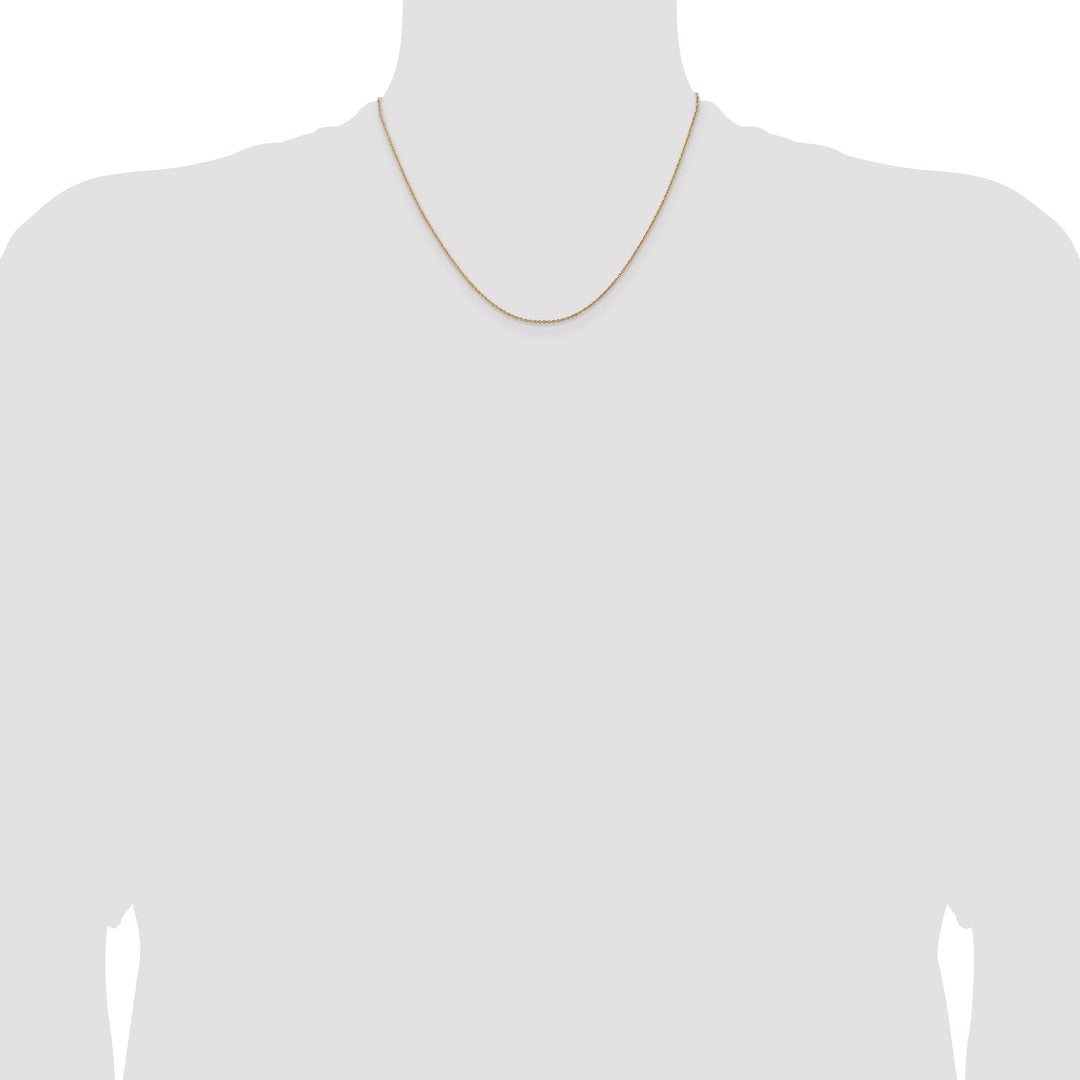 14k .8mm Light-Baby Rope Chain