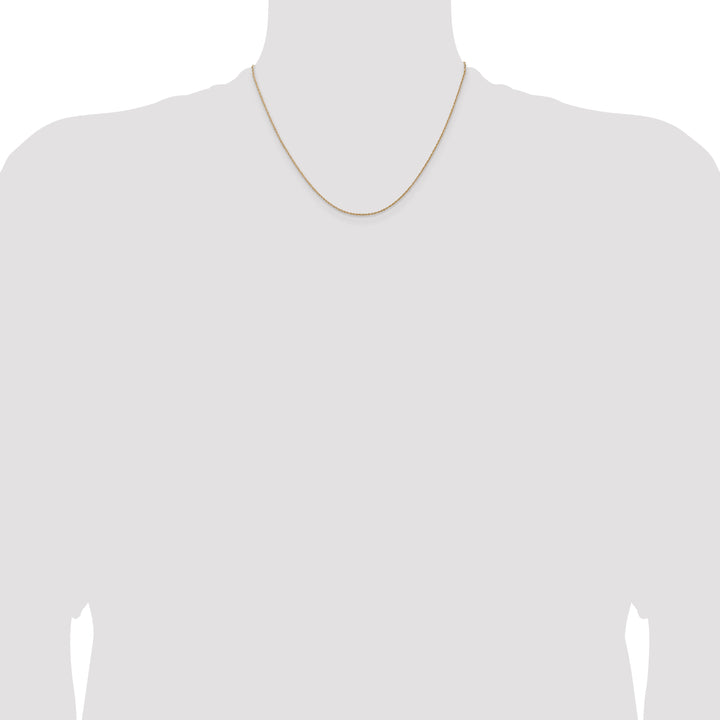 14k .8mm Light-Baby Rope Chain