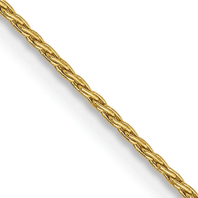 14K .7mm Round Parisian Wheat Chain