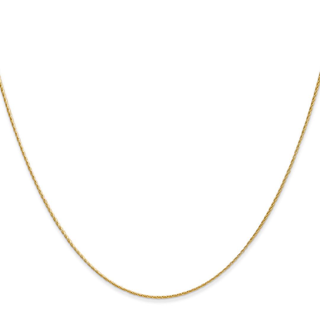 14K .7mm Round Parisian Wheat Chain