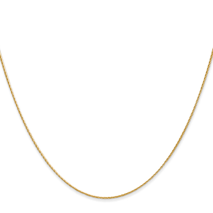 14K .7mm Round Parisian Wheat Chain