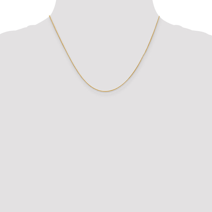 14K .7mm Round Parisian Wheat Chain