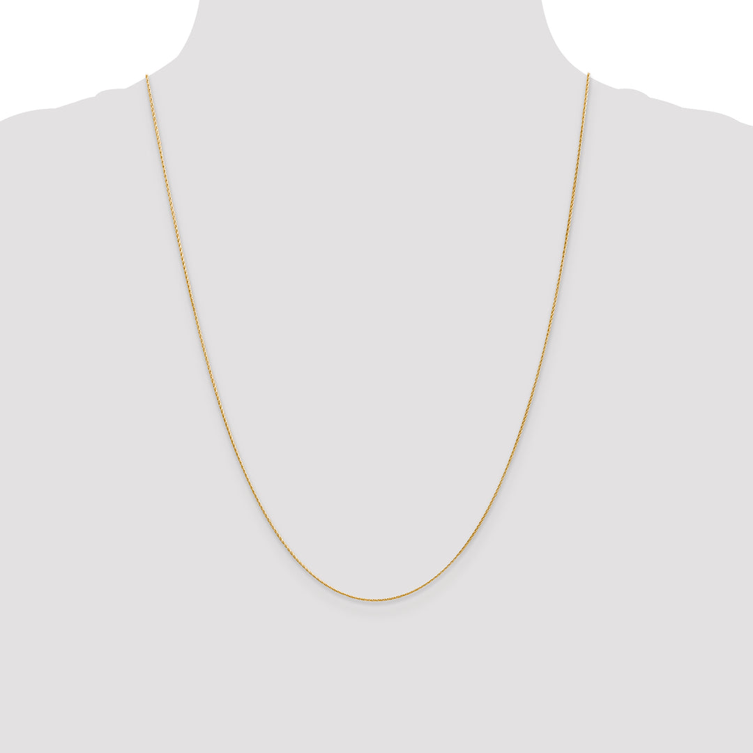 14K .7mm Round Parisian Wheat Chain