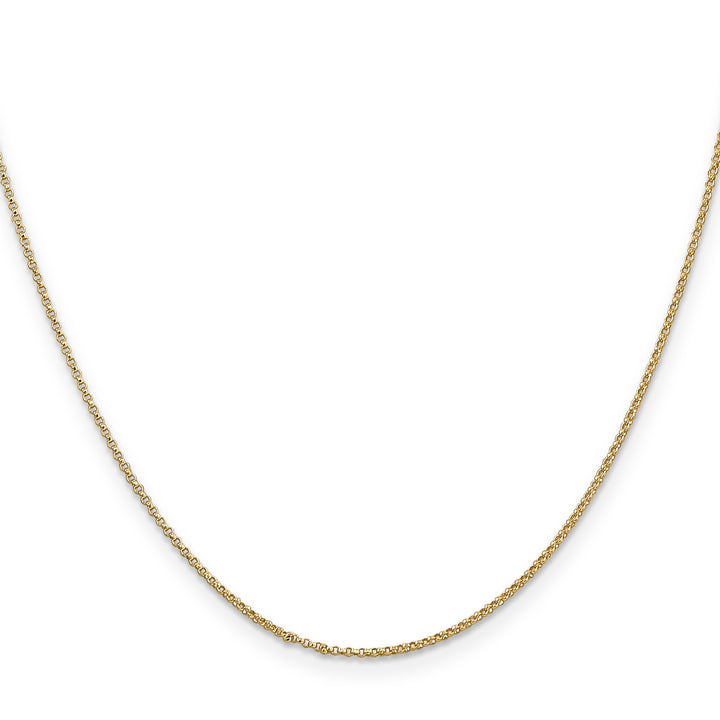 14k 1.15mm Rolo Pendant Chain