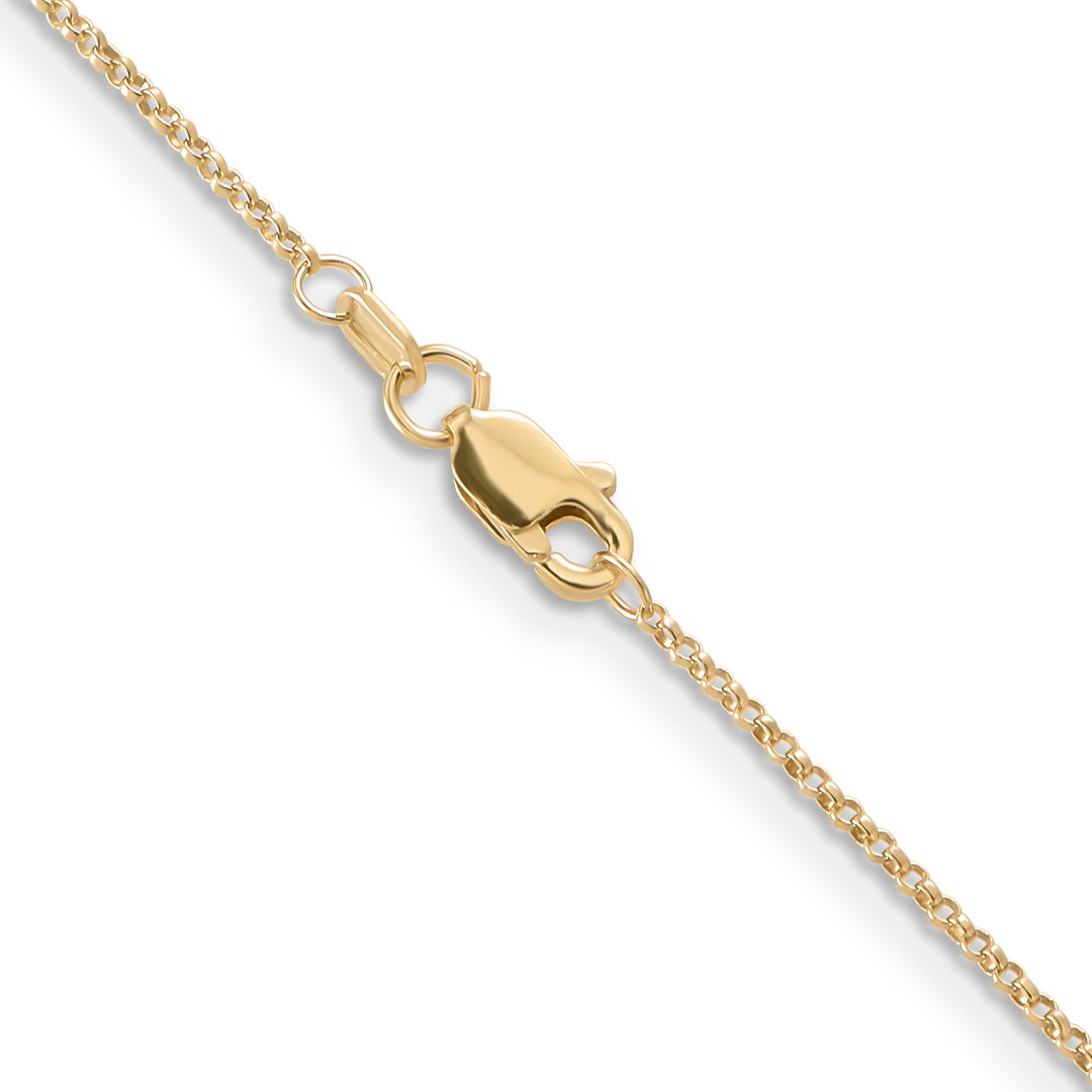 14k 1.15mm Rolo Pendant Chain