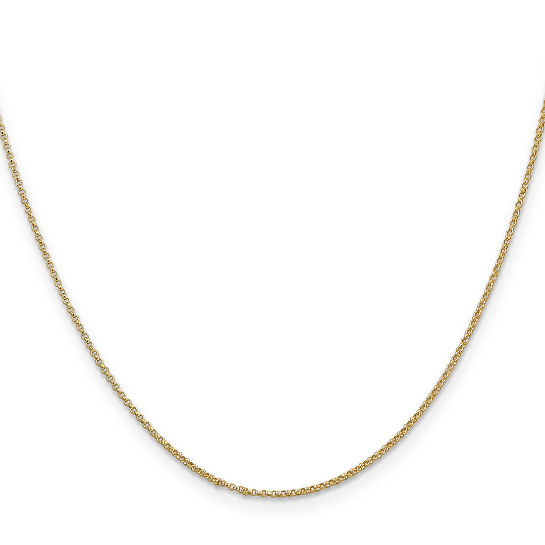 14k 1.15mm Rolo Pendant Chain