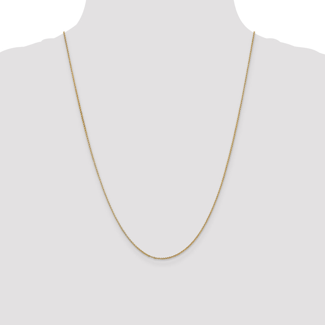 14k 1.15mm Rolo Pendant Chain